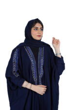 ⁦عباية تطريز قطري كحلي⁩ - الصورة ⁦4⁩