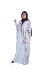 ⁦عبايه تطريز قطري بيج بشت⁩ - الصورة ⁦2⁩