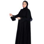 ⁦عبايه كم دانتيل كلوش⁩ - الصورة ⁦2⁩