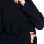 عبايه زهرة محدده بشك اسود