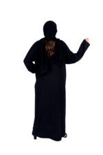 ⁦عبايه زهرة محدده بشك اسود⁩ - الصورة ⁦5⁩