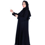 ⁦عبايه كلوش قماش كسر⁩ - الصورة ⁦3⁩