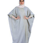 عبايه بشت بيج بقصة قطري بشريط ملكيه من امام وكم