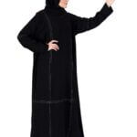 ⁦عباية كلوش النورس مخطط⁩ - الصورة ⁦4⁩