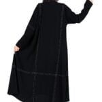 ⁦عباية كلوش النورس مخطط⁩ - الصورة ⁦5⁩