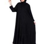 عبايه كلوش محددة نحاسي