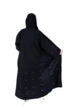⁦عبايه بتطريز خيوط مميزة⁩ - الصورة ⁦5⁩