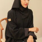 ⁦عبايه قصة اماراتي كم مقلوب⁩ - الصورة ⁦3⁩