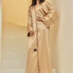 ⁦عبايه الجازار الطبيعي بيج⁩ - الصورة ⁦4⁩