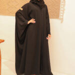 عباية بشت إماراتي لف – تصميم فاخر بخيط كحلي