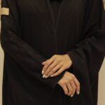 عباية بشت إماراتي تصميم فاخر بخيط كحلي