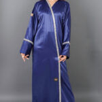 ⁦عبايه الجازار الطبيعي كحلي⁩ - الصورة ⁦4⁩