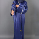 عبايه الجازار الطبيعي كحلي