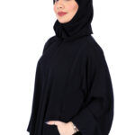 ⁦عباية بلاك بيري كلوش طقطق من الامام وبجيوب⁩ - الصورة ⁦5⁩