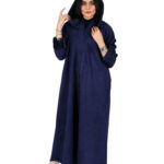 ⁦فروة كحلي شامواه شتوية⁩ - الصورة ⁦2⁩