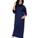 فروة كحلي شامواه شتوية