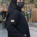 عباية زهره بجيوب مخفى وسحاب امامية