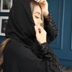 ⁦عباية شك ازدهار من اكمام وخرز لامع⁩ - الصورة ⁦7⁩