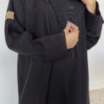 ⁦عبايه كلوش بلياقه من امام و مكسره من الخلف مميزه⁩ - الصورة ⁦2⁩