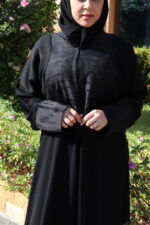 ⁦عبايه كتف منسوجه من امام بقماش جاكار⁩ - الصورة ⁦18⁩