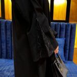 ⁦عباية كلوش بكم محدده بدانتيل⁩ - الصورة ⁦6⁩