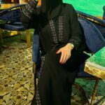 ⁦عباية مطرزه بنحاسي بتطريز ارى من امام وخلف مميزه⁩ - الصورة ⁦3⁩