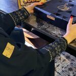 ⁦عباية مطرزه بنحاسي بتطريز ارى من امام وخلف مميزه⁩ - الصورة ⁦8⁩