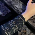 ⁦عباية مطرزه بنحاسي بتطريز ارى من امام وخلف مميزه⁩ - الصورة ⁦6⁩