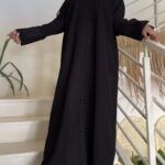 ⁦عبايه بشك مخفى من  امام و اكمام على شكل x⁩ - الصورة ⁦8⁩