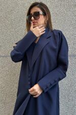 ⁦عباية كحلي بليزر مندمجة بطبقة داخلية⁩ - الصورة ⁦12⁩