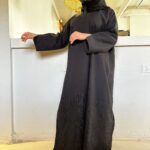 ⁦عبايه كتف بتطريز مميز من اسفل العبايه⁩ - الصورة ⁦6⁩