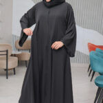 ⁦عبايه كلوش بكسر من الاكتاف والجوانب بشكل مميز⁩ - الصورة ⁦5⁩