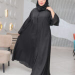 ⁦عبايه كلوش بكسر من الاكتاف والجوانب بشكل مميز⁩ - الصورة ⁦2⁩