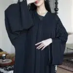 ⁦عباية بشك على الاكتاف بقصه كم اماراتي⁩ - الصورة ⁦7⁩