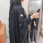 ⁦عبايه بشت بدقات زوم مخفي⁩ - الصورة ⁦5⁩