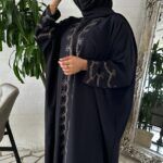 ⁦عباية نص بشت بتطريز اراي نحاسي⁩ - الصورة ⁦5⁩