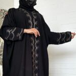 ⁦عباية نص بشت بتطريز اراي نحاسي⁩ - الصورة ⁦7⁩