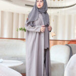 عباية طقم بيج 3 قطع