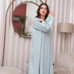 ⁦عباية تيفاني كلاسيك لمعه بتصميم مميز⁩ - الصورة ⁦5⁩