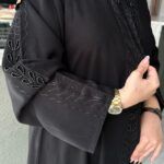 ⁦عبايه راقي كلوش مودل شك في اكتاف  و امام⁩ - الصورة ⁦6⁩