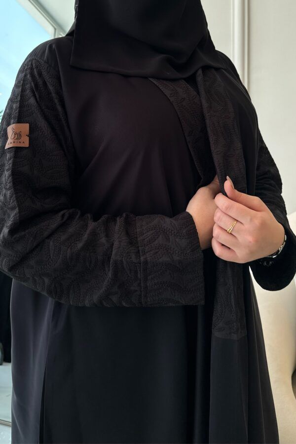 ⁦عباية كلوش بدقات بكم مفصول⁩ - الصورة ⁦6⁩