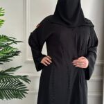 ⁦عباي نواعم بشك اسود اماراتي 1⁩ - الصورة ⁦3⁩