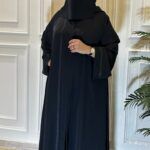 ⁦عباية كلوش محدده بقيطان⁩ - الصورة ⁦7⁩