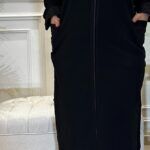 عباية زوم بسحاب و جيوب من الاجناب