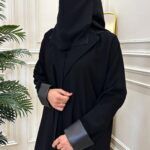 ⁦عباية بليزره ساده بكم جلد⁩ - الصورة ⁦7⁩