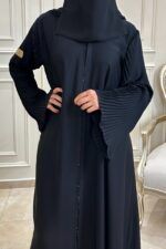 ⁦عباية كتف بكم تكسير وشريط شك محدد من امام⁩ - الصورة ⁦6⁩