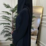 ⁦عباية كتف بكم تكسير وشريط شك محدد من امام⁩ - الصورة ⁦5⁩