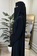 ⁦عباية كتف بكم تكسير وشريط شك محدد من امام⁩ - الصورة ⁦5⁩