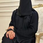 ⁦عباية كتف بكم تكسير وشريط شك محدد من امام⁩ - الصورة ⁦4⁩