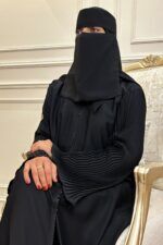 ⁦عباية كتف بكم تكسير وشريط شك محدد من امام⁩ - الصورة ⁦4⁩